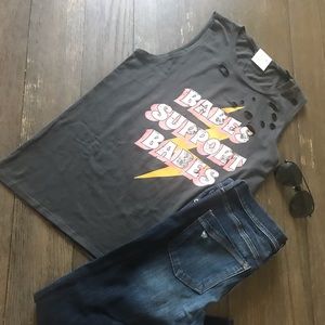 Babe support babes tank